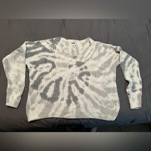 White and grey sweater from PINK size large smoke free home